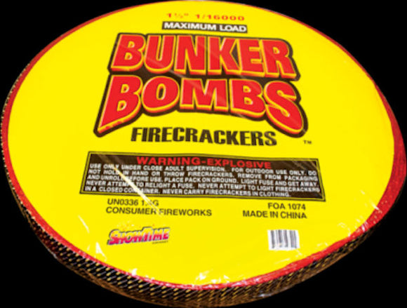 Bunker Bombs Firecrackers 16000 Roll